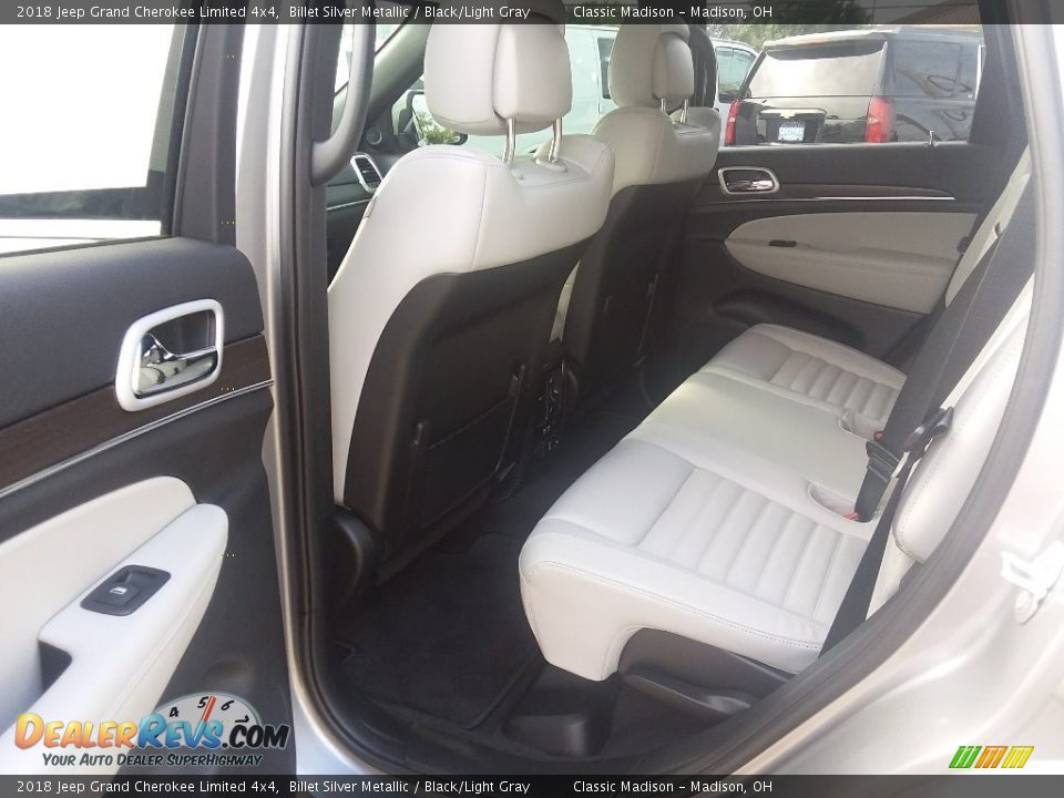 2018 Jeep Grand Cherokee Limited 4x4 Billet Silver Metallic / Black/Light Gray Photo #15