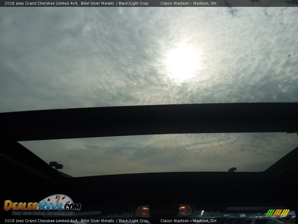 2018 Jeep Grand Cherokee Limited 4x4 Billet Silver Metallic / Black/Light Gray Photo #16