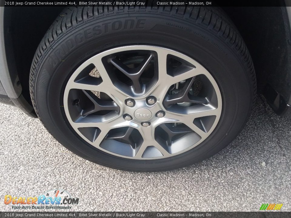 2018 Jeep Grand Cherokee Limited 4x4 Billet Silver Metallic / Black/Light Gray Photo #19