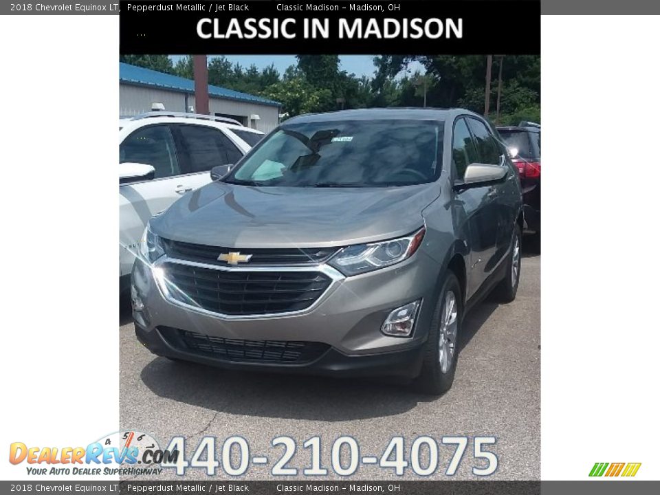 2018 Chevrolet Equinox LT Pepperdust Metallic / Jet Black Photo #1