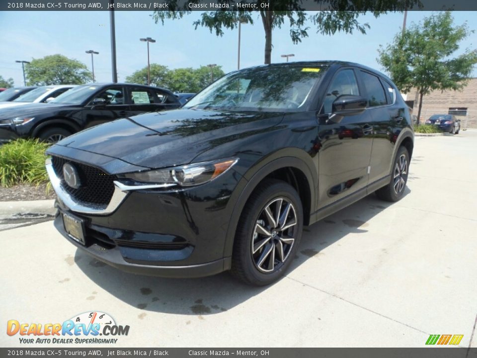 2018 Mazda CX-5 Touring AWD Jet Black Mica / Black Photo #1