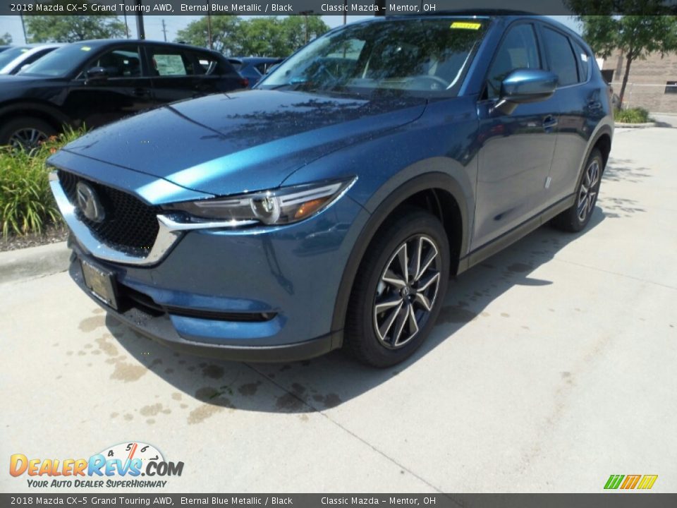 2018 Mazda CX-5 Grand Touring AWD Eternal Blue Metallic / Black Photo #1