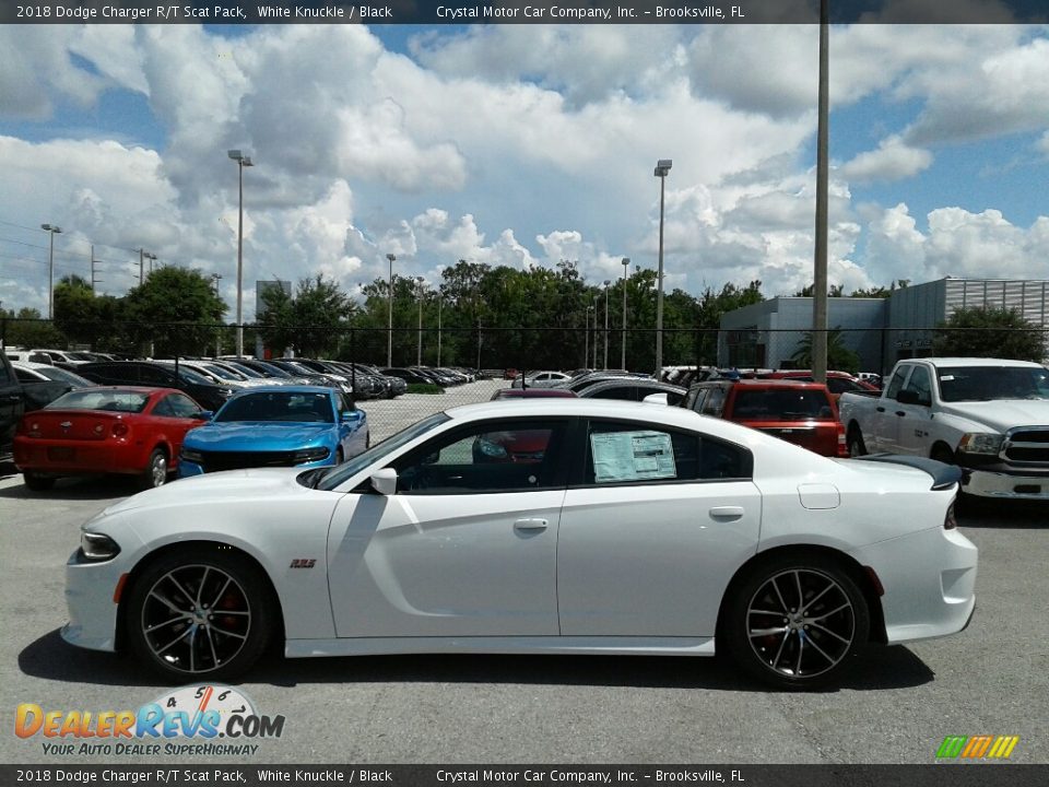 2018 Dodge Charger R/T Scat Pack White Knuckle / Black Photo #2
