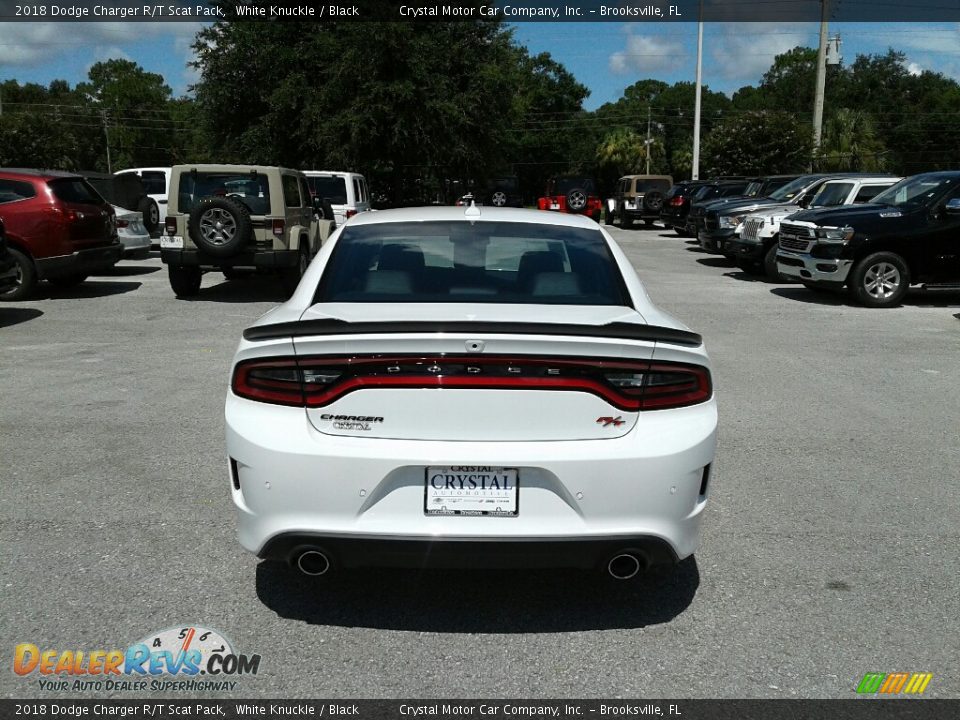 2018 Dodge Charger R/T Scat Pack White Knuckle / Black Photo #4