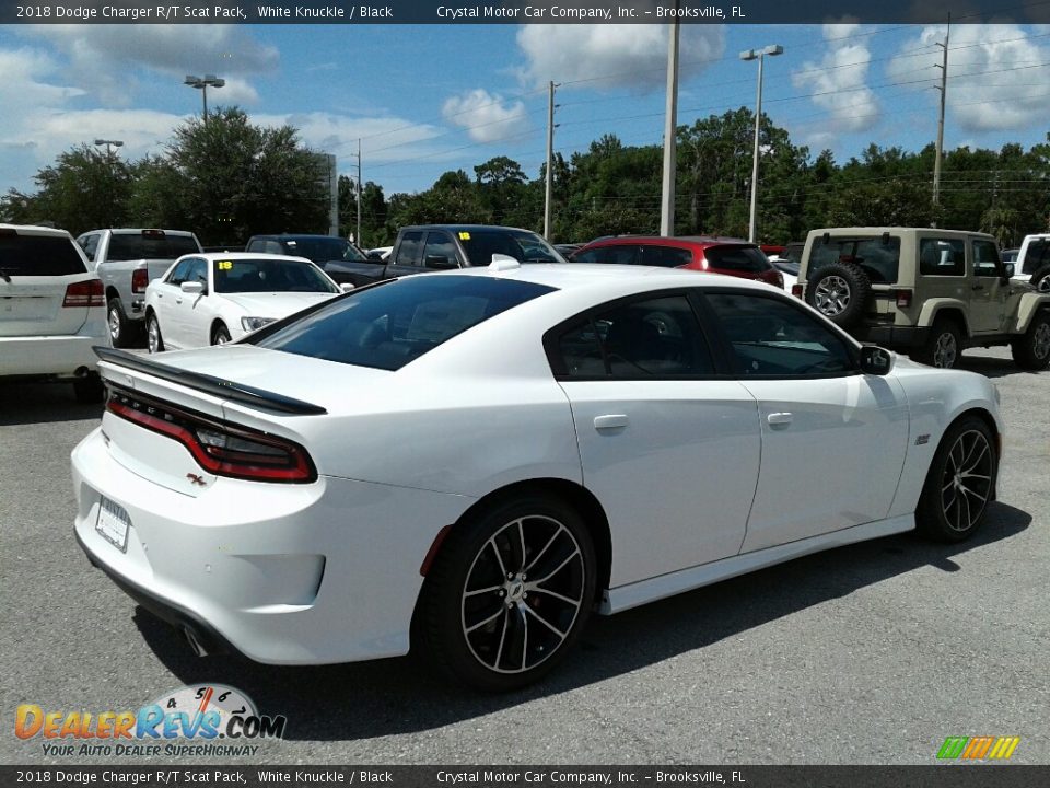 2018 Dodge Charger R/T Scat Pack White Knuckle / Black Photo #5