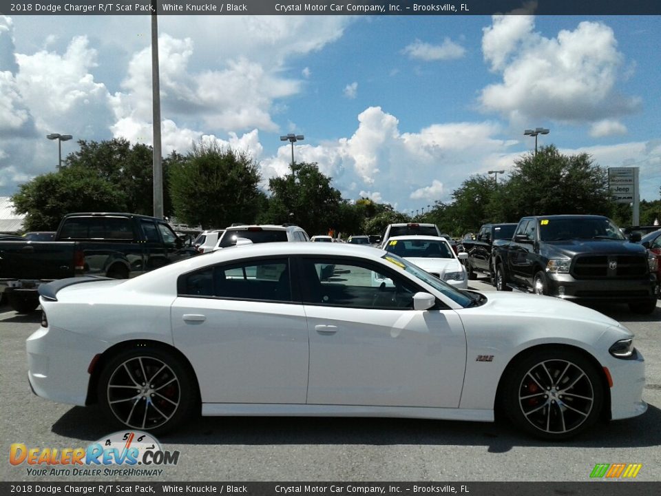 2018 Dodge Charger R/T Scat Pack White Knuckle / Black Photo #6
