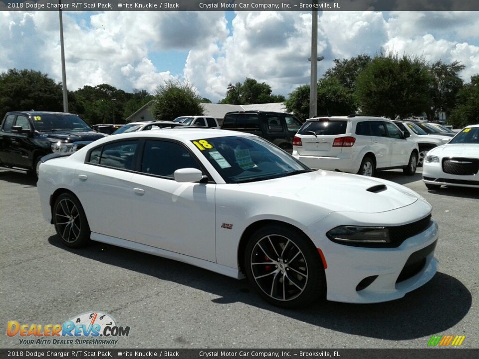 2018 Dodge Charger R/T Scat Pack White Knuckle / Black Photo #7