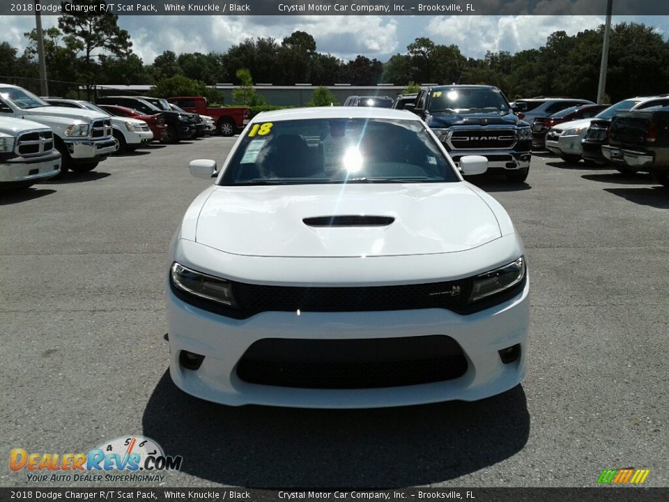 2018 Dodge Charger R/T Scat Pack White Knuckle / Black Photo #8