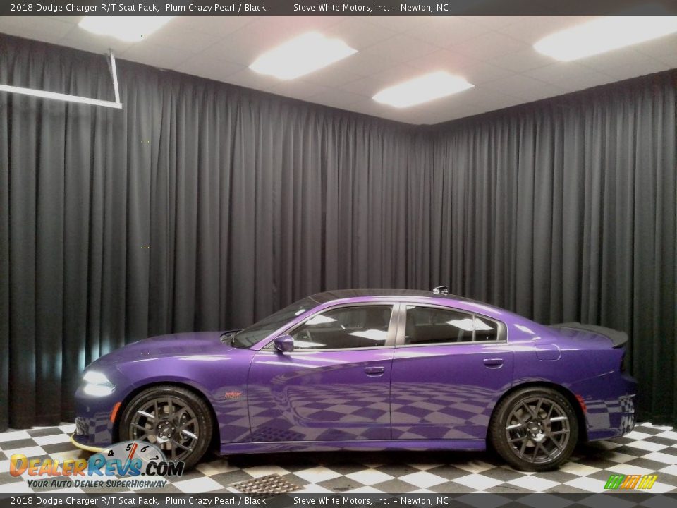 2018 Dodge Charger R/T Scat Pack Plum Crazy Pearl / Black Photo #1