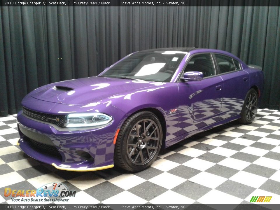 2018 Dodge Charger R/T Scat Pack Plum Crazy Pearl / Black Photo #2