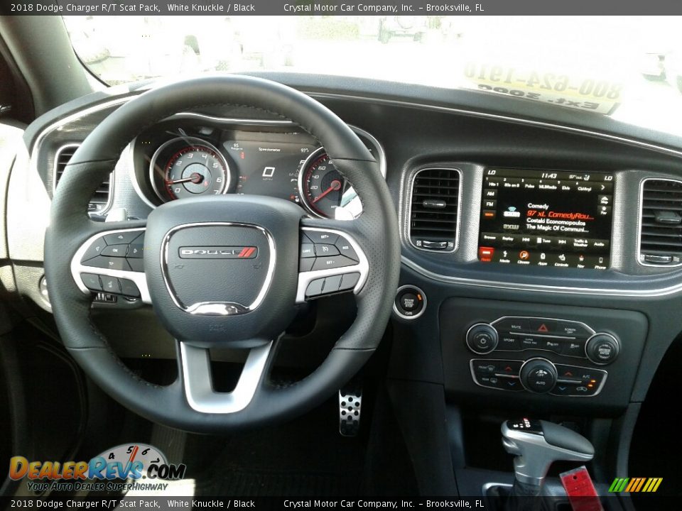 2018 Dodge Charger R/T Scat Pack White Knuckle / Black Photo #13