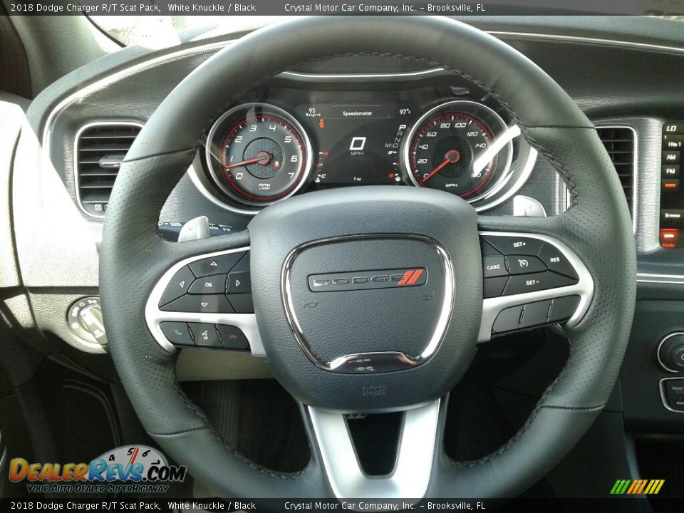 2018 Dodge Charger R/T Scat Pack White Knuckle / Black Photo #14