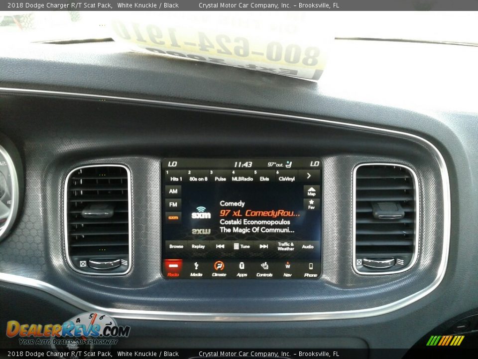 2018 Dodge Charger R/T Scat Pack White Knuckle / Black Photo #15