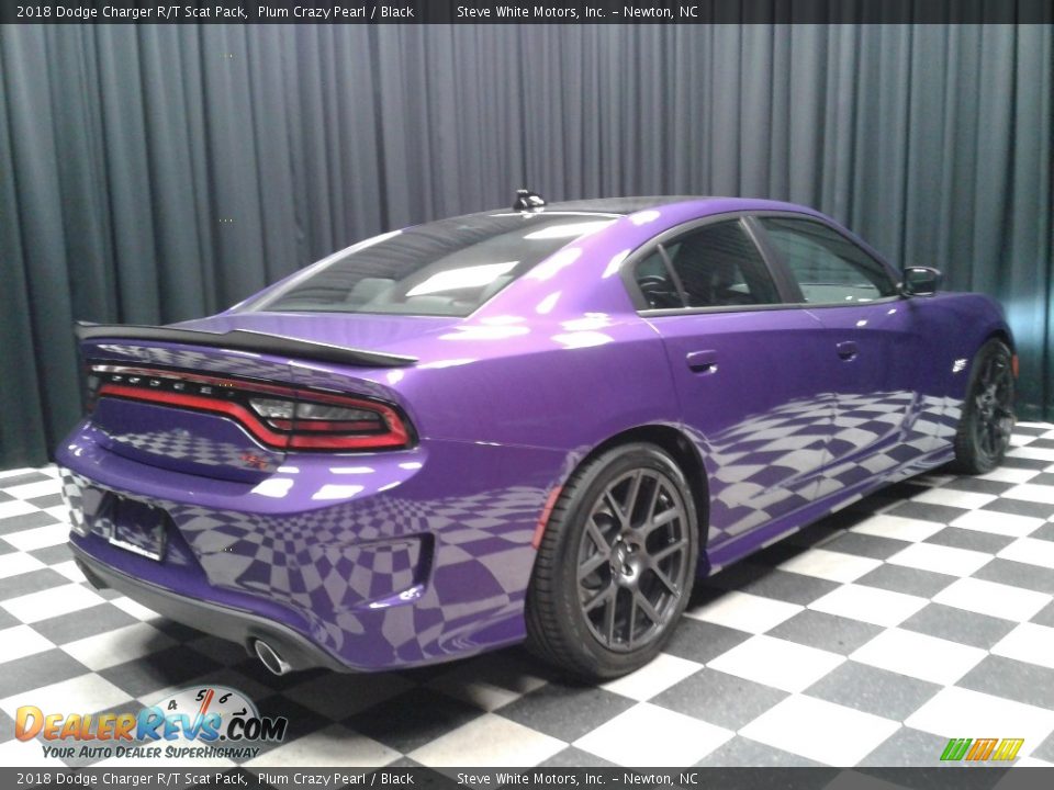 2018 Dodge Charger R/T Scat Pack Plum Crazy Pearl / Black Photo #6