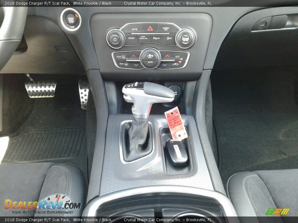 2018 Dodge Charger R/T Scat Pack White Knuckle / Black Photo #16