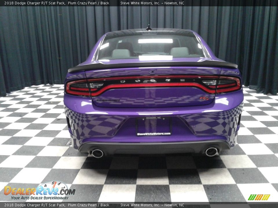 2018 Dodge Charger R/T Scat Pack Plum Crazy Pearl / Black Photo #7