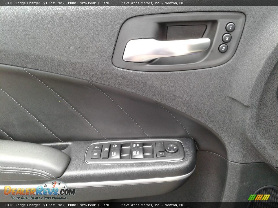 2018 Dodge Charger R/T Scat Pack Plum Crazy Pearl / Black Photo #9