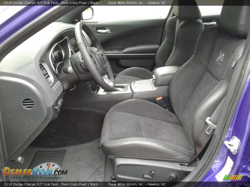 2018 Dodge Charger R/T Scat Pack Plum Crazy Pearl / Black Photo #10