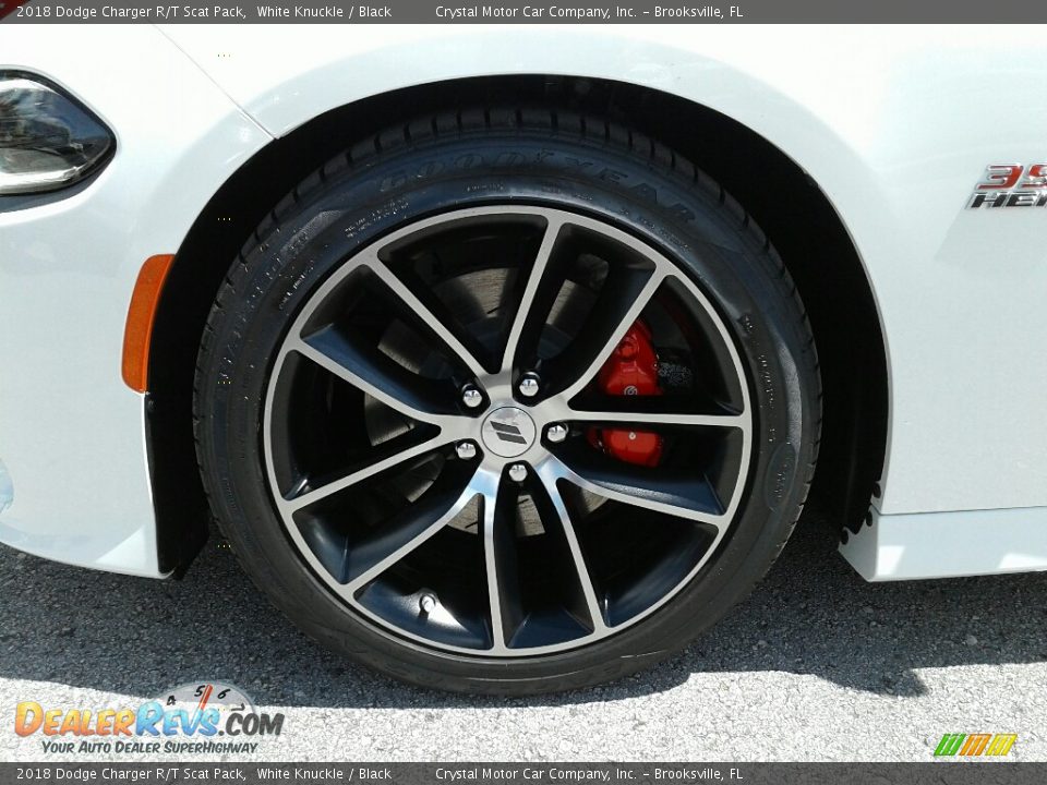 2018 Dodge Charger R/T Scat Pack White Knuckle / Black Photo #20