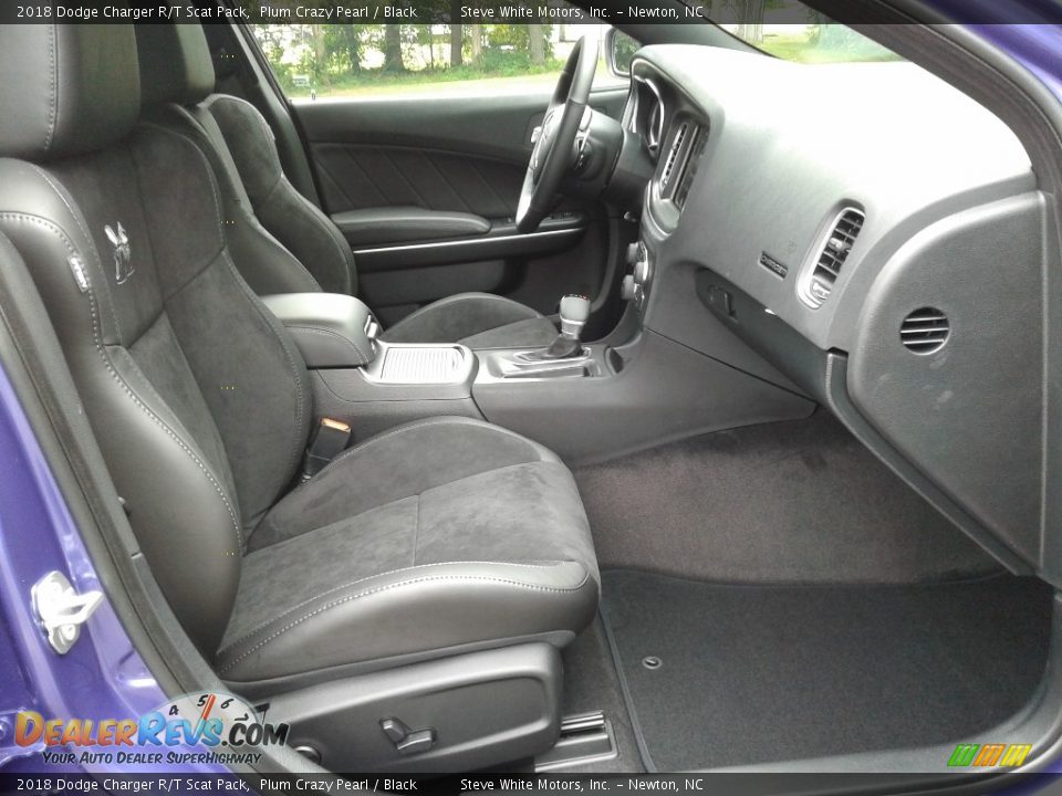 2018 Dodge Charger R/T Scat Pack Plum Crazy Pearl / Black Photo #15