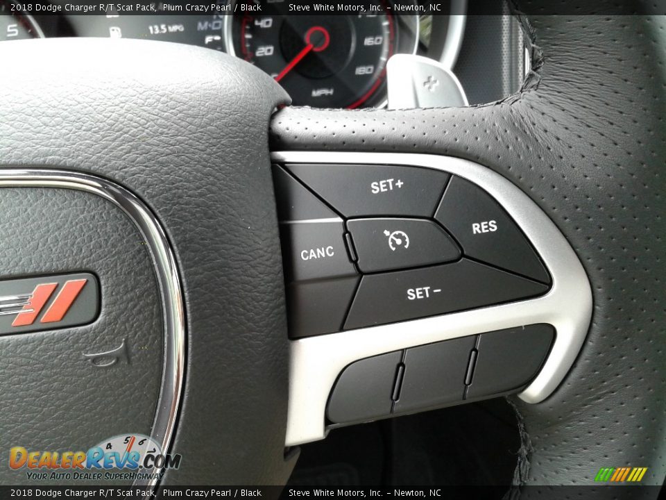 2018 Dodge Charger R/T Scat Pack Plum Crazy Pearl / Black Photo #18