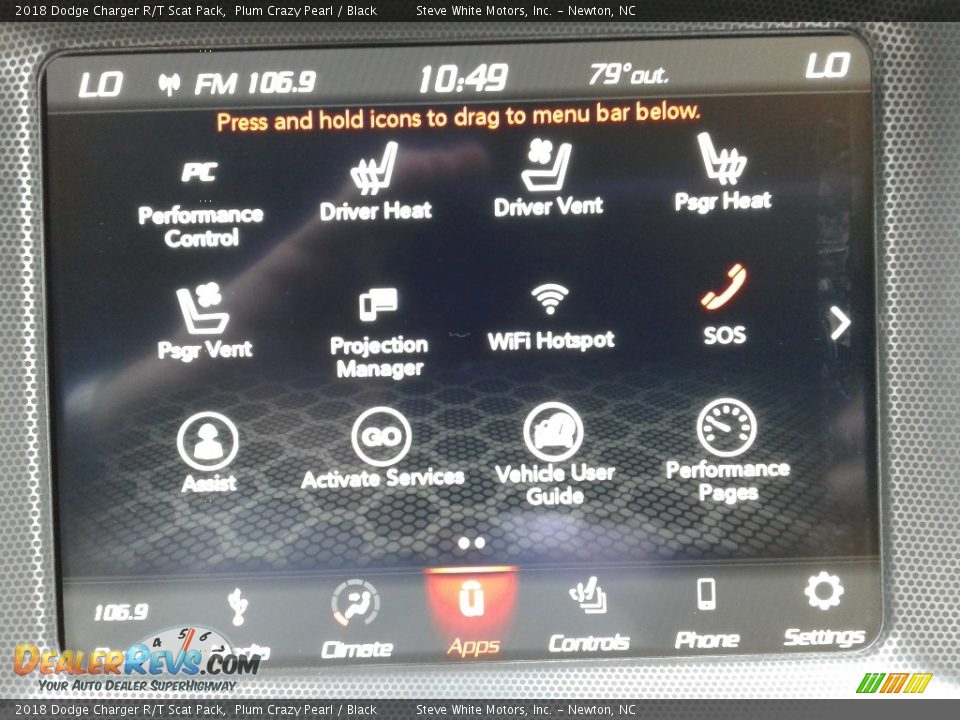 2018 Dodge Charger R/T Scat Pack Plum Crazy Pearl / Black Photo #23