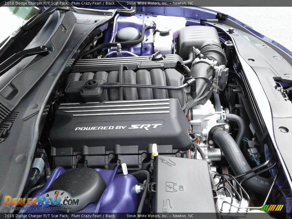 2018 Dodge Charger R/T Scat Pack Plum Crazy Pearl / Black Photo #30