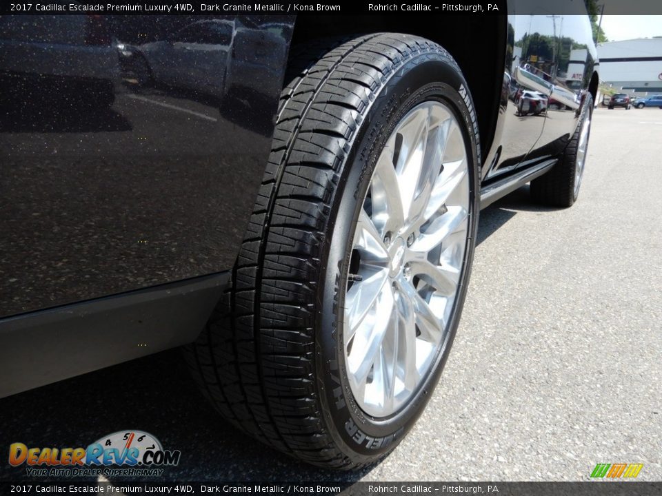 2017 Cadillac Escalade Premium Luxury 4WD Dark Granite Metallic / Kona Brown Photo #12