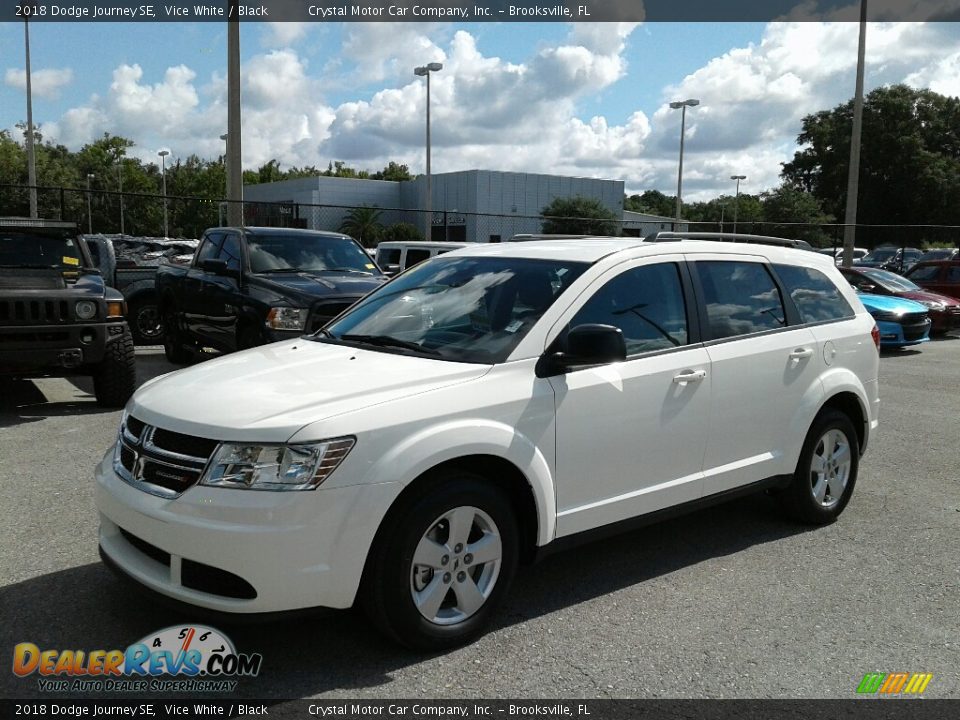 2018 Dodge Journey SE Vice White / Black Photo #1
