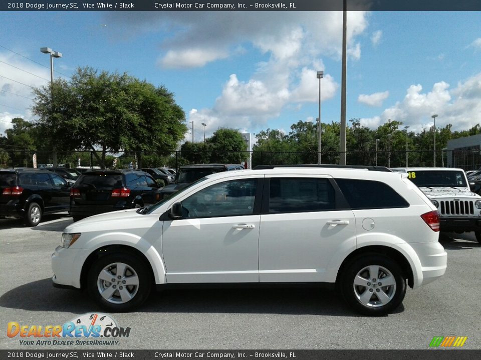 2018 Dodge Journey SE Vice White / Black Photo #2