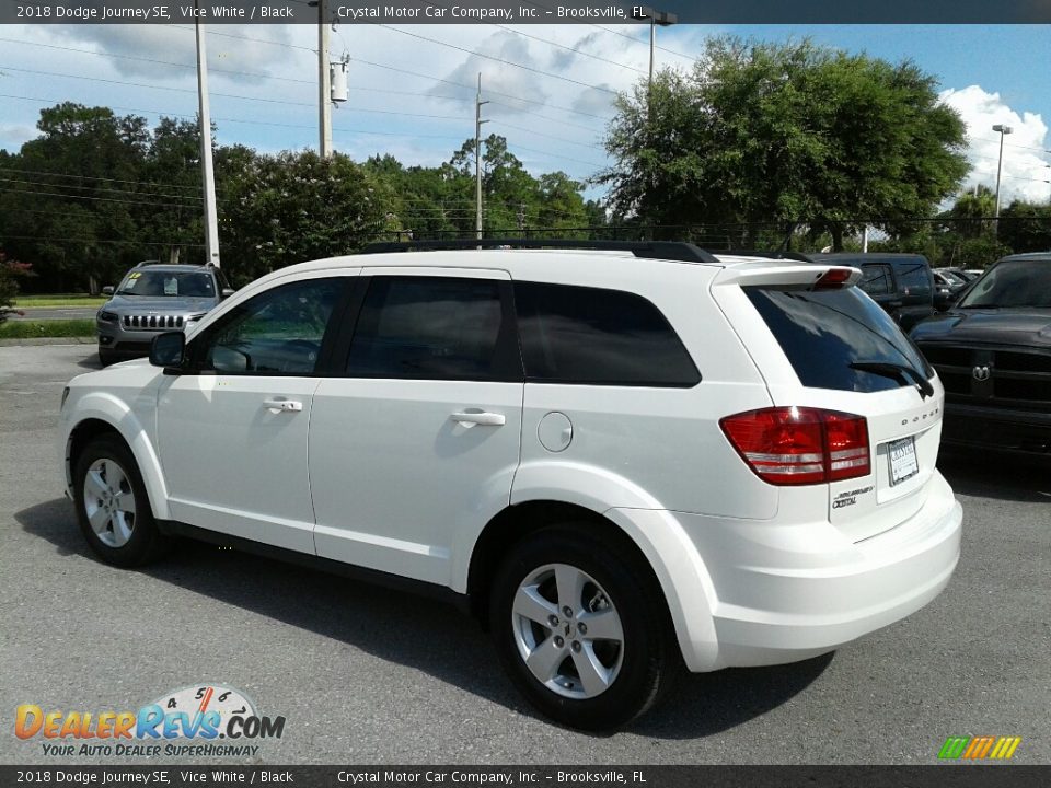 2018 Dodge Journey SE Vice White / Black Photo #3