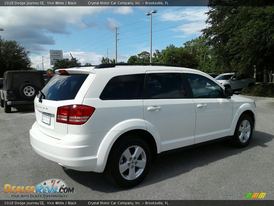 2018 Dodge Journey SE Vice White / Black Photo #5