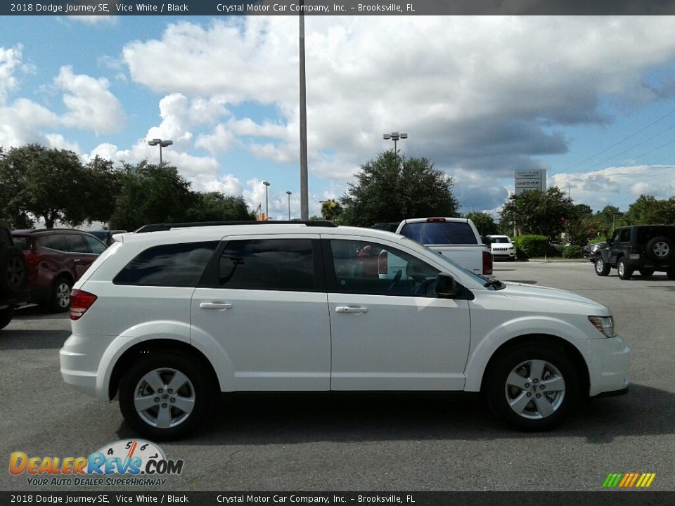 2018 Dodge Journey SE Vice White / Black Photo #6