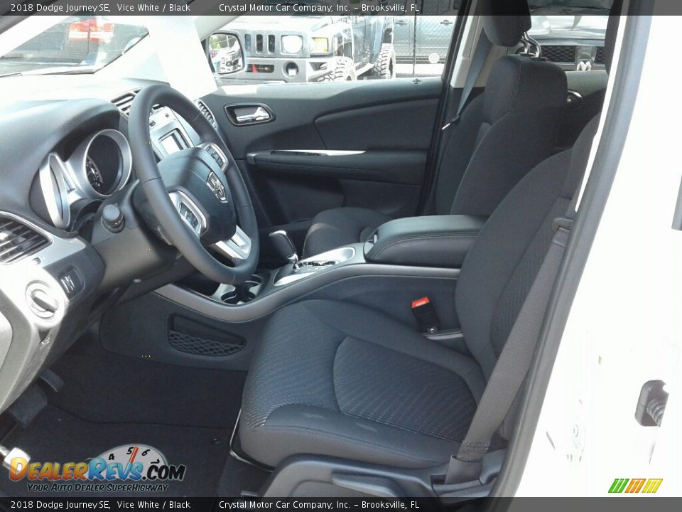 2018 Dodge Journey SE Vice White / Black Photo #9