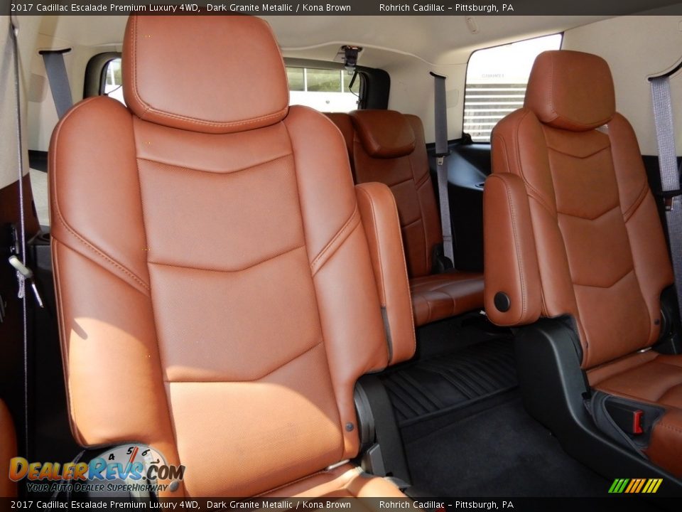 2017 Cadillac Escalade Premium Luxury 4WD Dark Granite Metallic / Kona Brown Photo #20