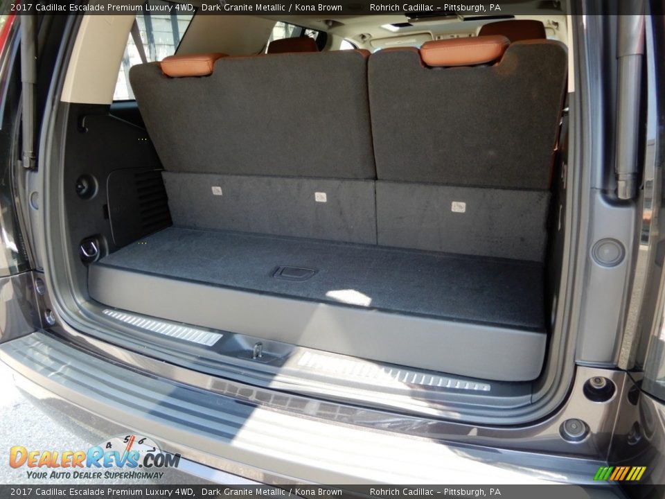 2017 Cadillac Escalade Premium Luxury 4WD Dark Granite Metallic / Kona Brown Photo #22