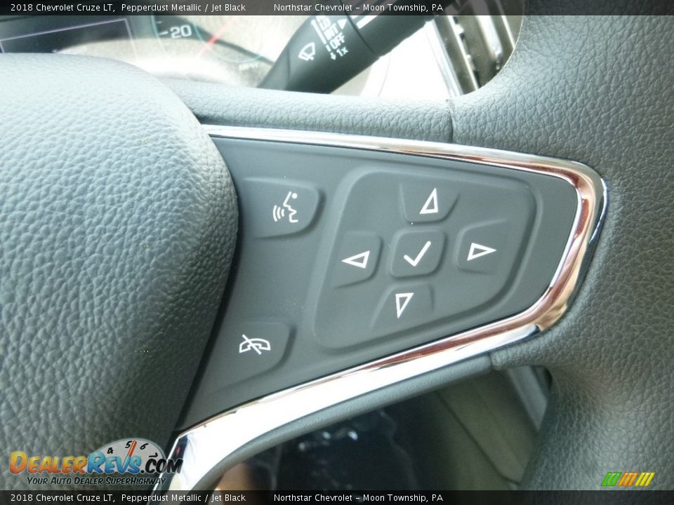 2018 Chevrolet Cruze LT Pepperdust Metallic / Jet Black Photo #19