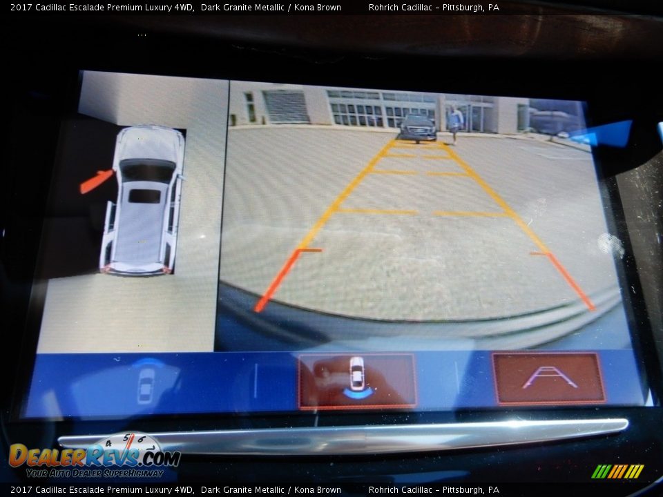 2017 Cadillac Escalade Premium Luxury 4WD Dark Granite Metallic / Kona Brown Photo #25