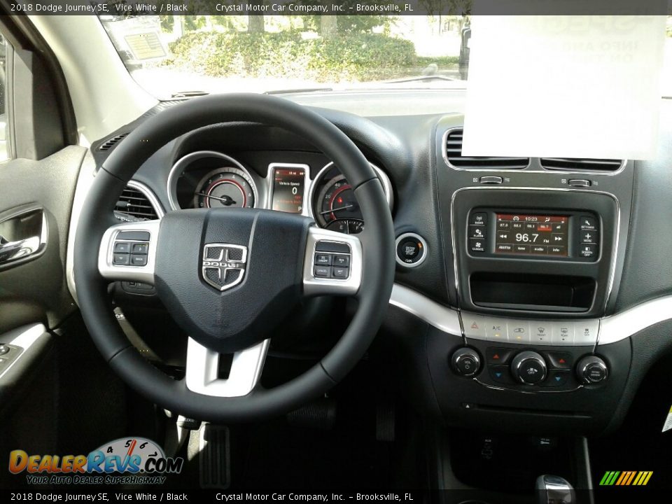 2018 Dodge Journey SE Vice White / Black Photo #13