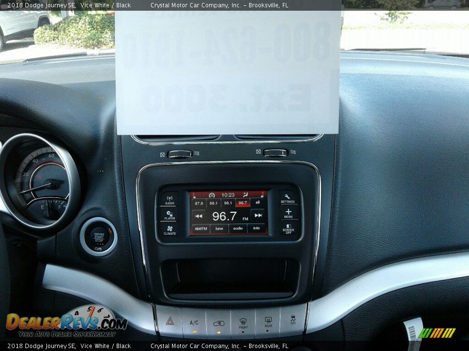 2018 Dodge Journey SE Vice White / Black Photo #15