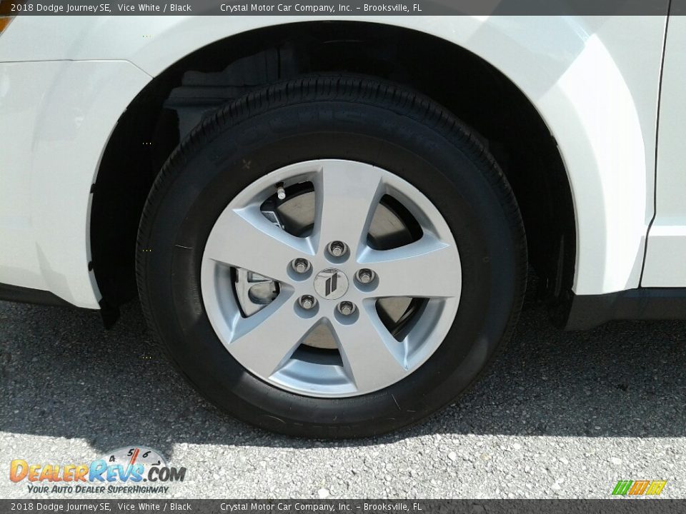2018 Dodge Journey SE Vice White / Black Photo #20