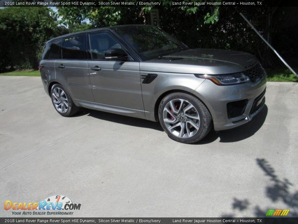 2018 Land Rover Range Rover Sport HSE Dynamic Silicon Silver Metallic / Ebony/Ivory Photo #1