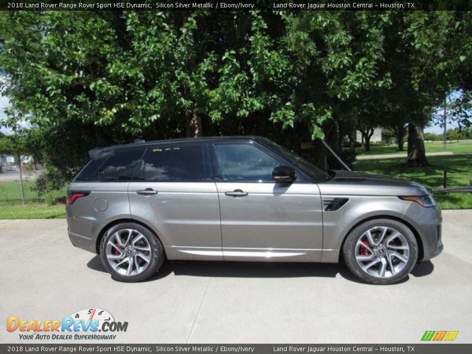 2018 Land Rover Range Rover Sport HSE Dynamic Silicon Silver Metallic / Ebony/Ivory Photo #6