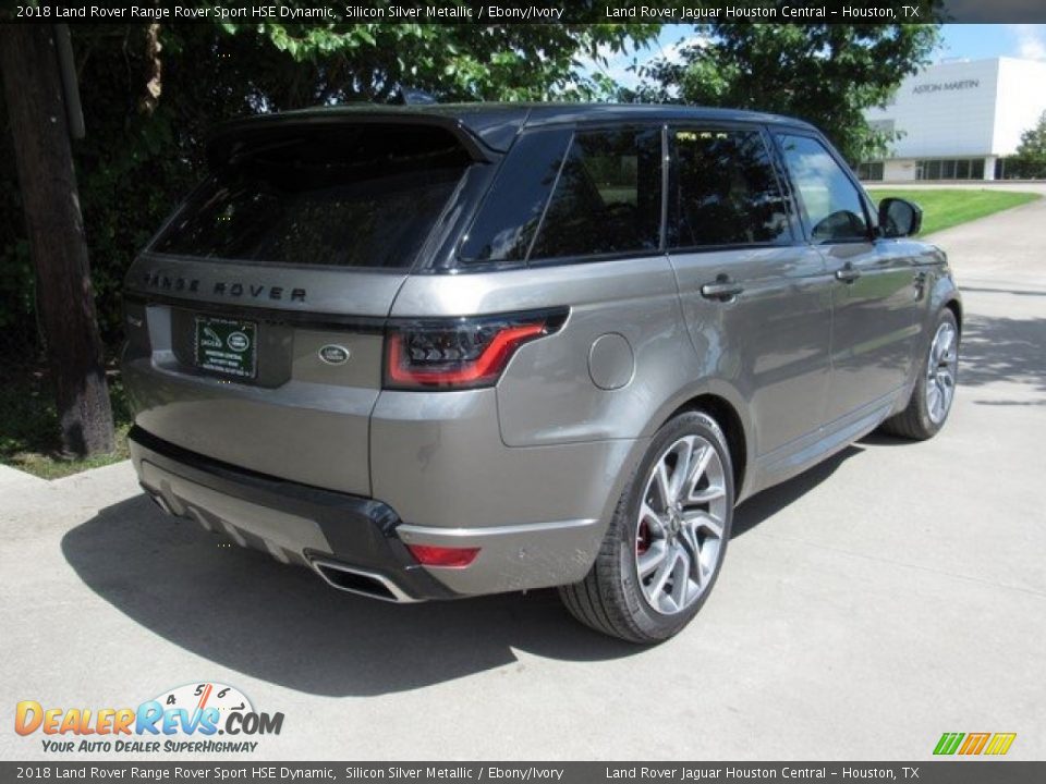 2018 Land Rover Range Rover Sport HSE Dynamic Silicon Silver Metallic / Ebony/Ivory Photo #7