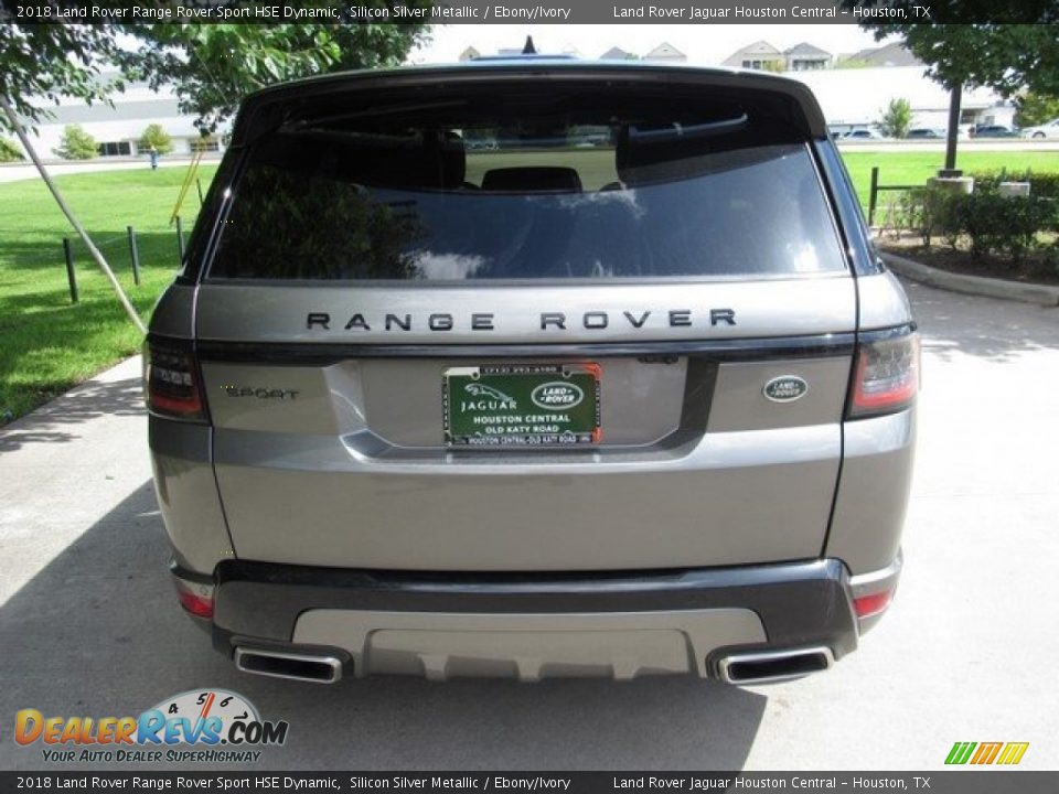 2018 Land Rover Range Rover Sport HSE Dynamic Silicon Silver Metallic / Ebony/Ivory Photo #8