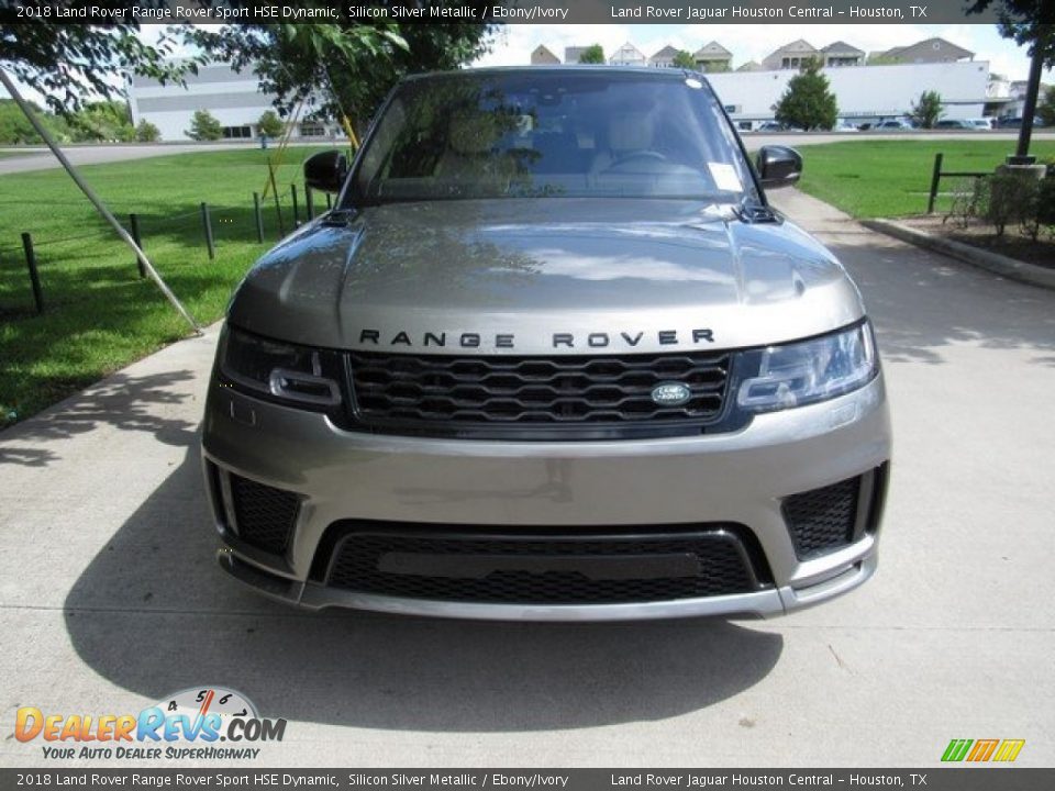 2018 Land Rover Range Rover Sport HSE Dynamic Silicon Silver Metallic / Ebony/Ivory Photo #9