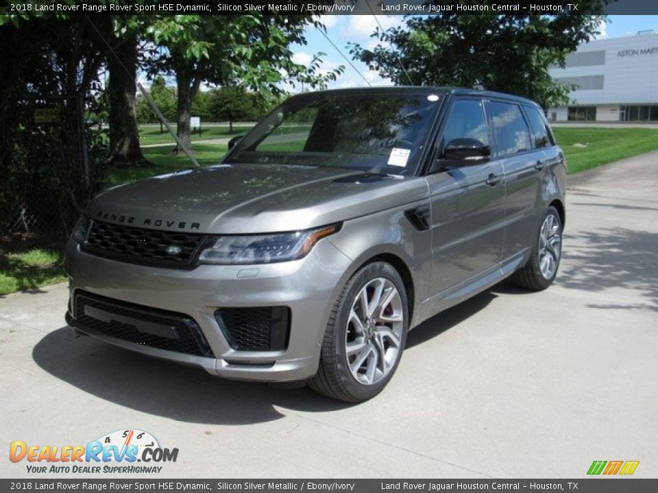 2018 Land Rover Range Rover Sport HSE Dynamic Silicon Silver Metallic / Ebony/Ivory Photo #10