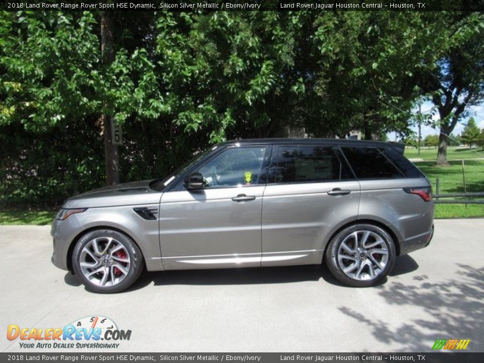 2018 Land Rover Range Rover Sport HSE Dynamic Silicon Silver Metallic / Ebony/Ivory Photo #11