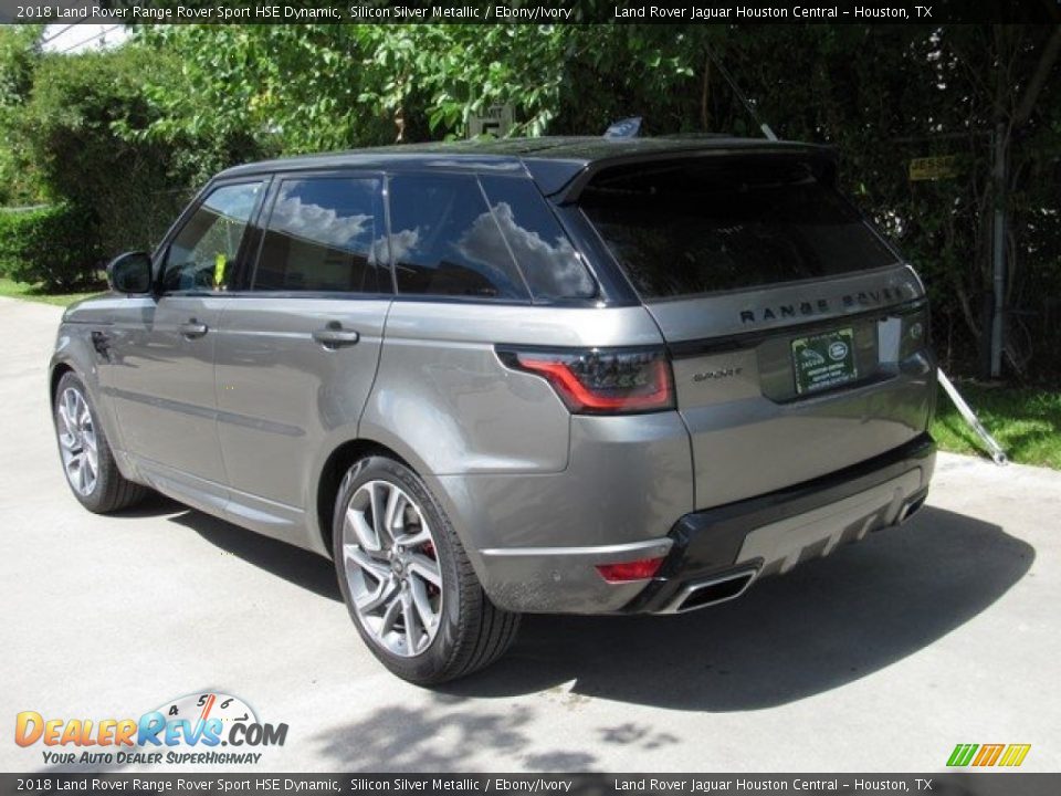 2018 Land Rover Range Rover Sport HSE Dynamic Silicon Silver Metallic / Ebony/Ivory Photo #12