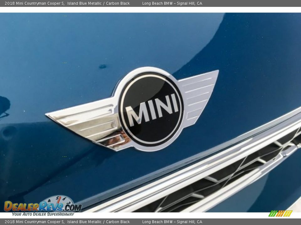 2018 Mini Countryman Cooper S Island Blue Metallic / Carbon Black Photo #28